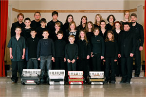 Das Jugend-Orchester beim 50-jährigen Vereinsjubiläum